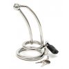 Chastity Penis Lock Curved With Urethral Tube - R8161