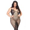 Leg Avenue Dual Strap Halter Dress Plus Size UK 18 to 22 - 86064X