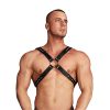 Ouch Adonis High Halter Harness - OU255BLK