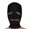Ouch Extreme Zipper Mask With Eye And Mouth Zipper - OU176BLK