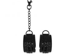 Ouch Luxury Black Hand Cuffs - OU341BLK