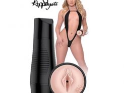 Pornstar Aj Applegate Vibrating Rechargeable Pussy Masturbator - PSS-021
