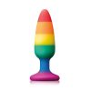 Pride Pleasure Plug Rainbow Medium - NSN-0408-53