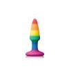 Pride Pleasure Plug Rainbow Mini - NSN-0408-51