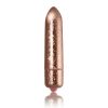 Rocks Off RO-120mm Crystal Frosted Fleur Bullet Vibrator - 10RO120FCR