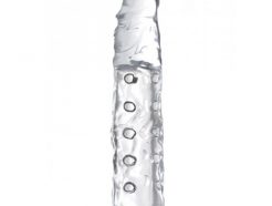 Size Matters 3 Inch Clear Penis Enhancer Sleeve - AF856