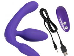 Triple Teaser Vibrating Strapless Strap-On - 0594148